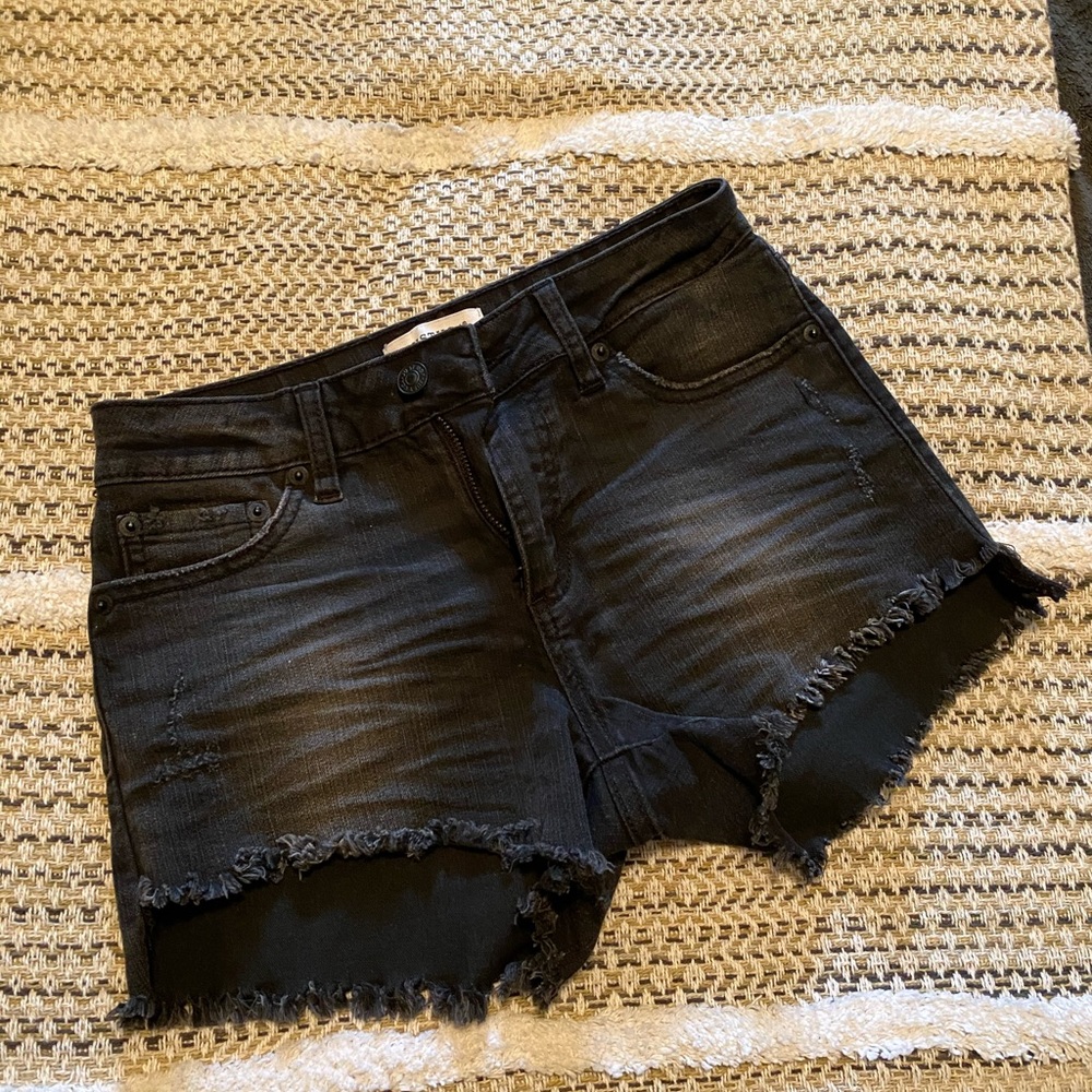 Distressed Jean Shorts